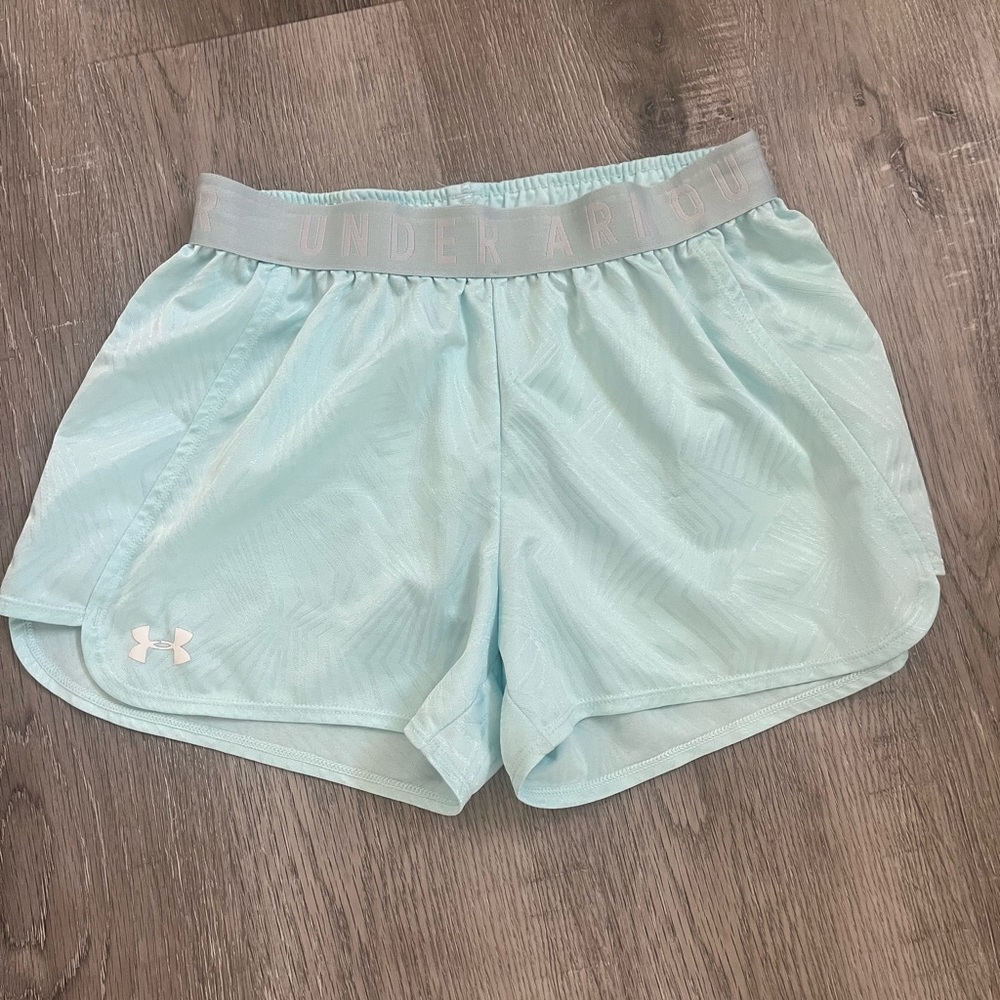 Light blue/teal Under Armour shorts